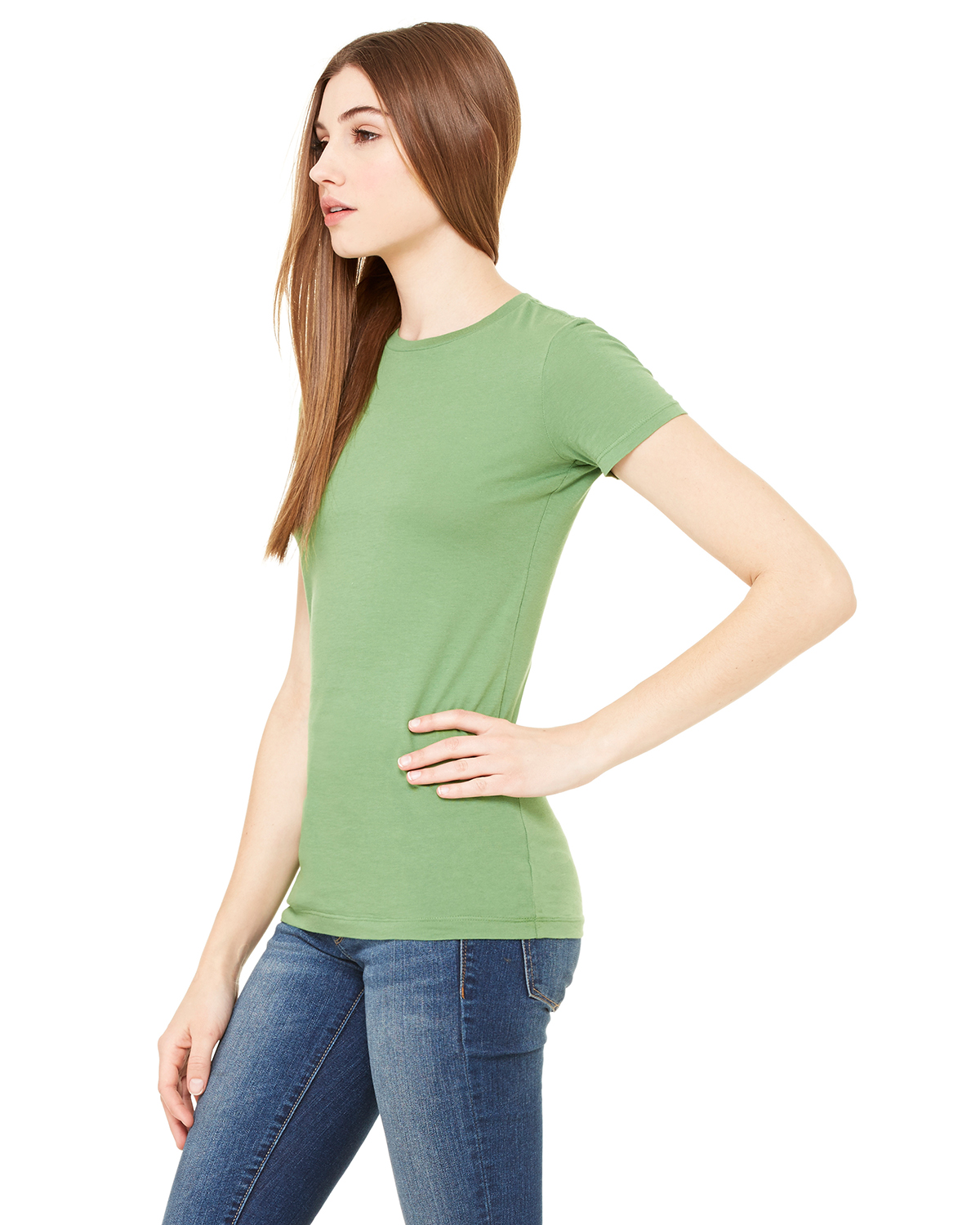 Bella + Canvas 6004 Heather Green