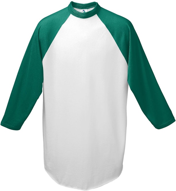 Augusta Sportswear 4421 White / Dark Green