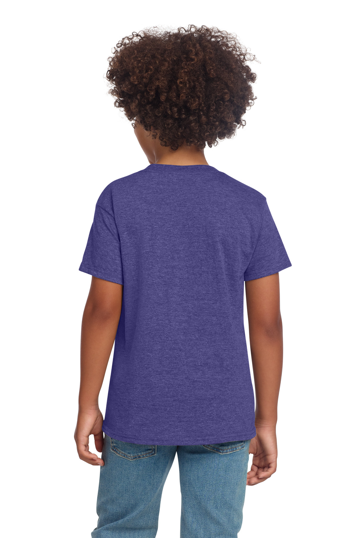 Gildan G640B Heather Purple