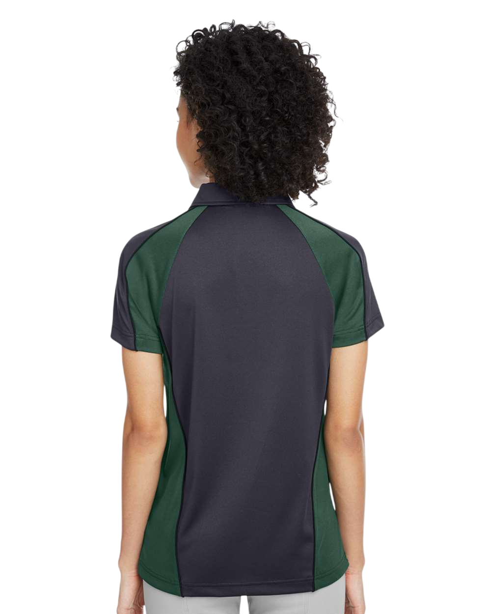 Harriton M385W Dark Ch / Dark Green / Black