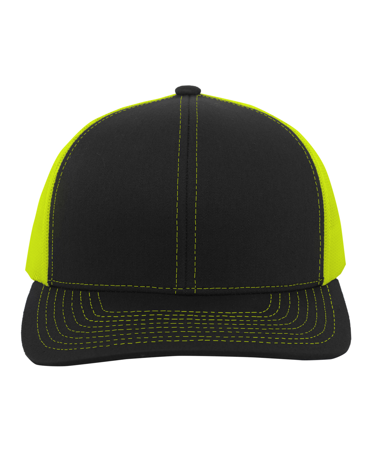 Pacific Headwear 0104PH Black / Neon Yellow