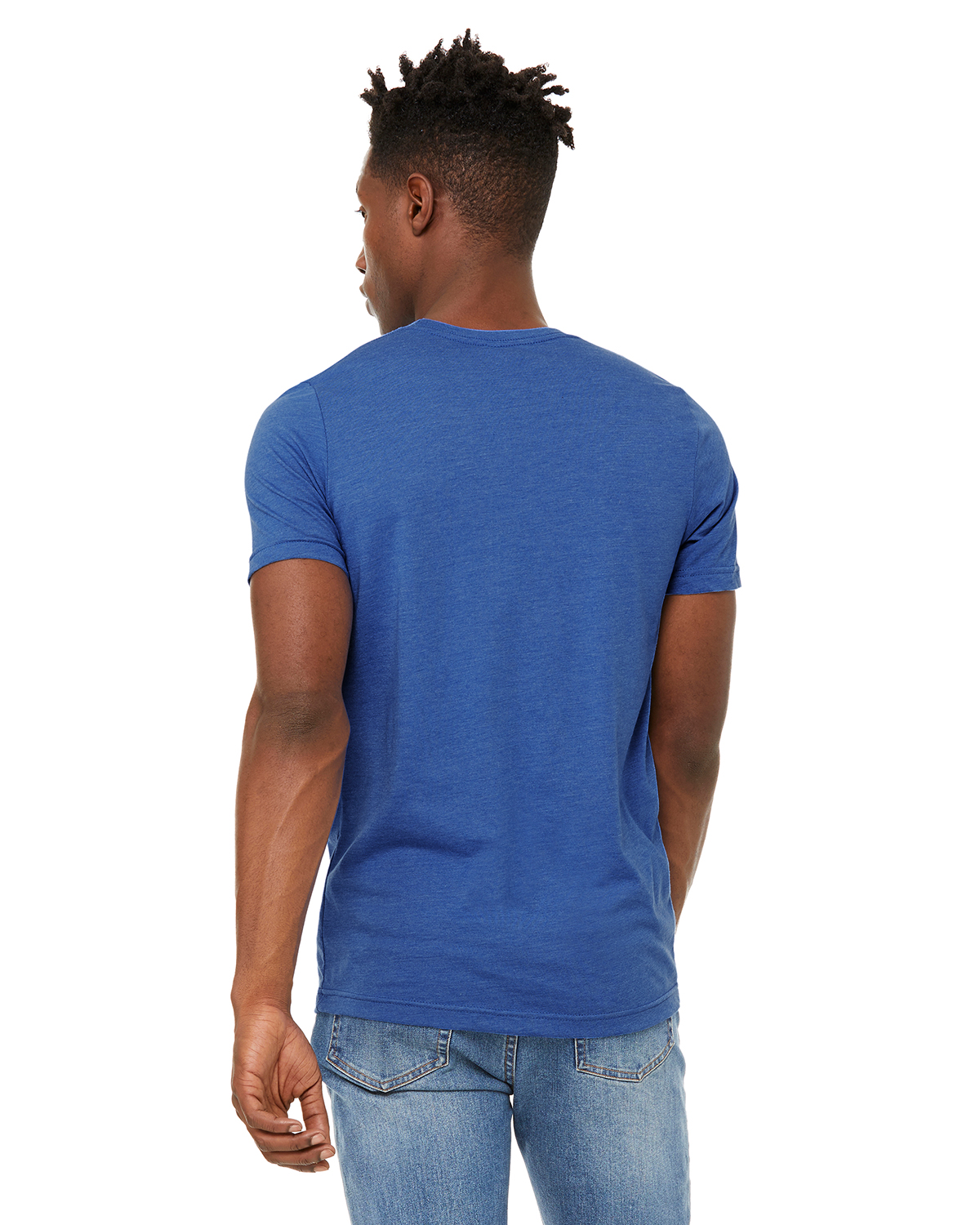 Bella + Canvas 3301C Heather True Royal