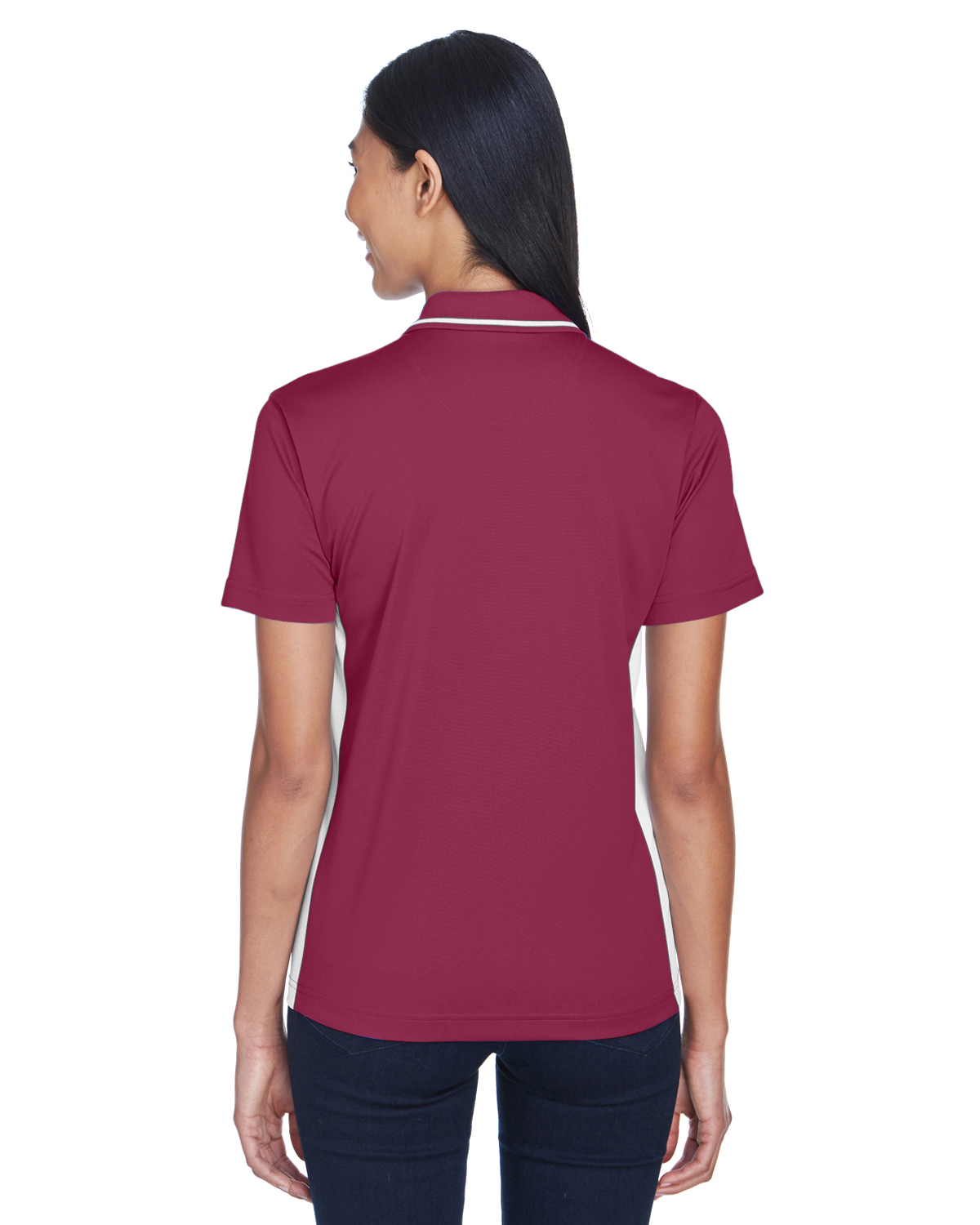 UltraClub 8406L Maroon / White