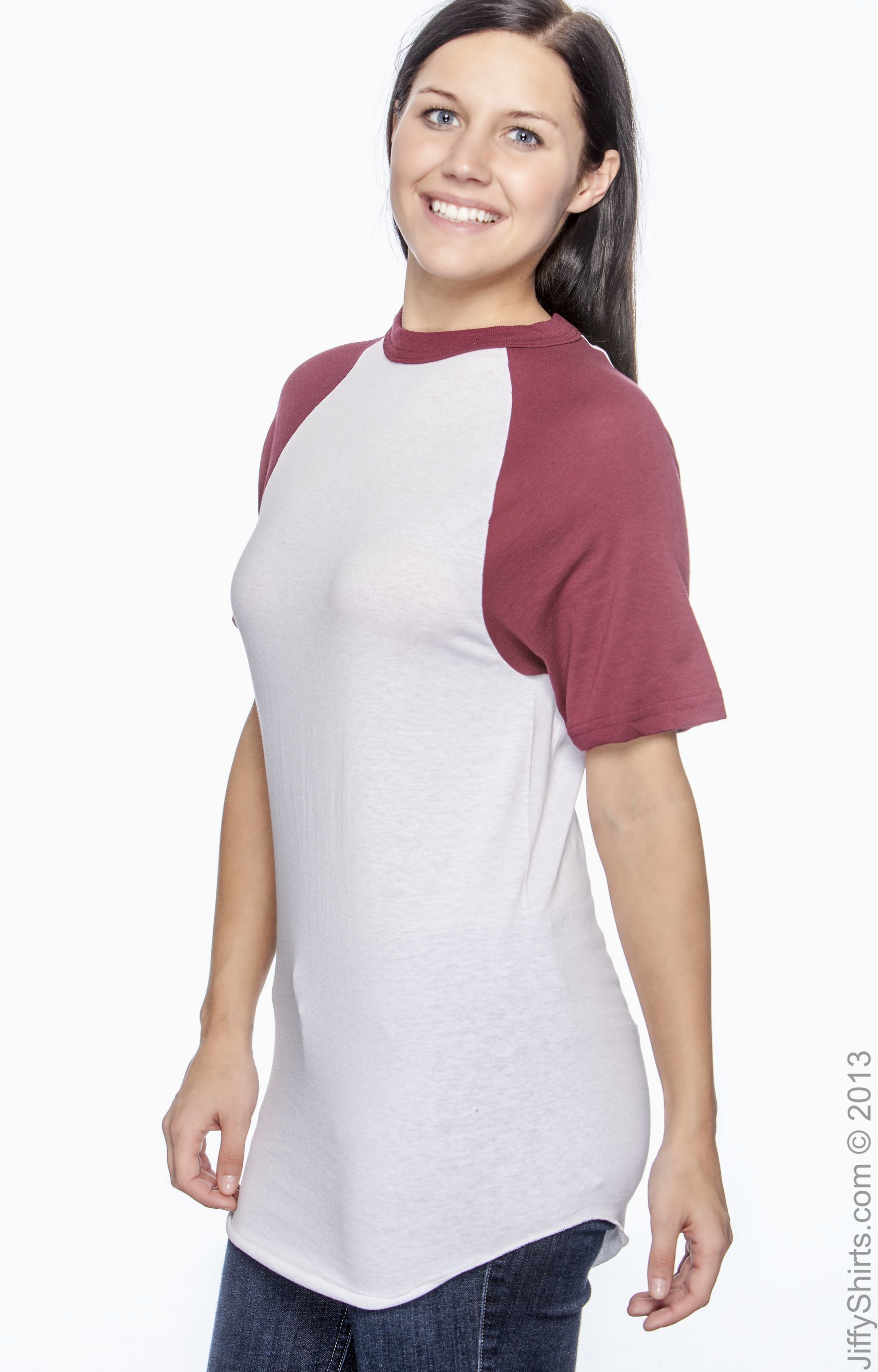 Augusta Sportswear 423 White / Maroon