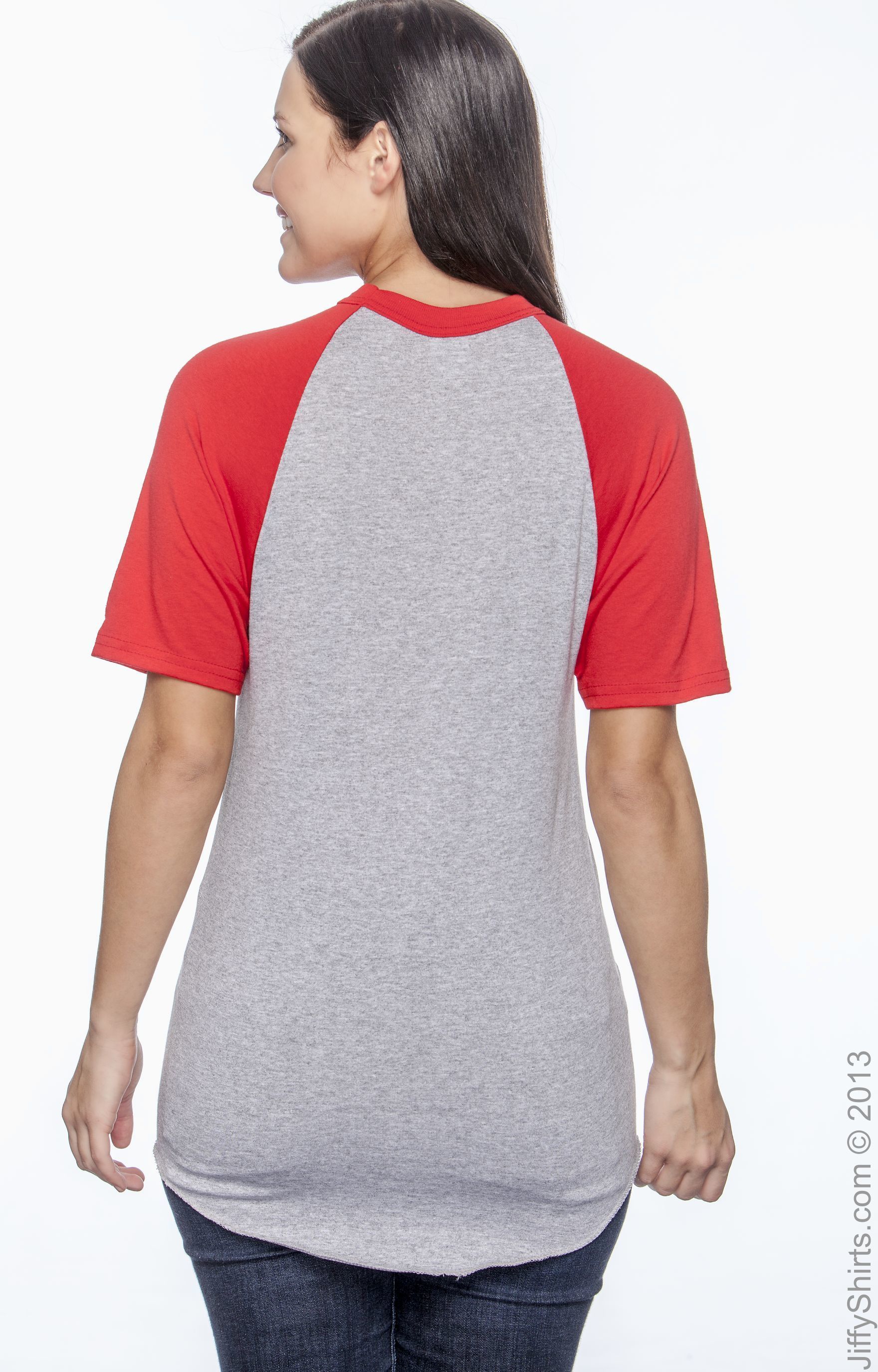 Augusta Sportswear 423 Athletic Heather / Red