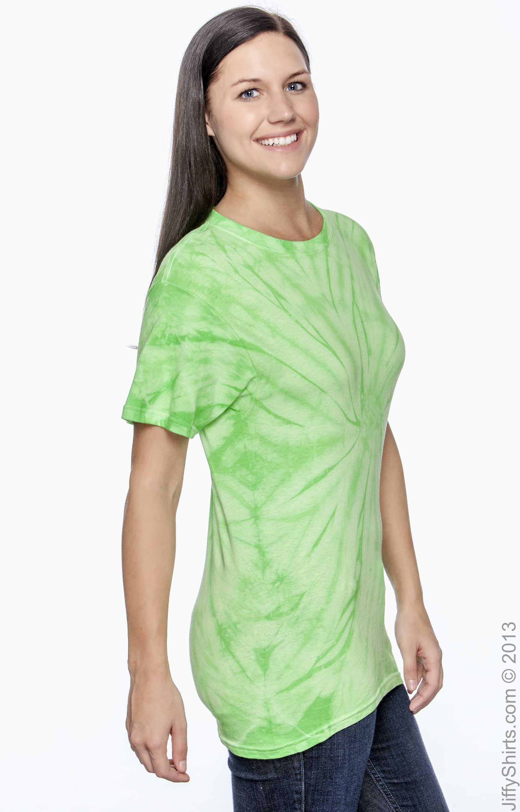 Tie-Dye CD101 Spider Lime