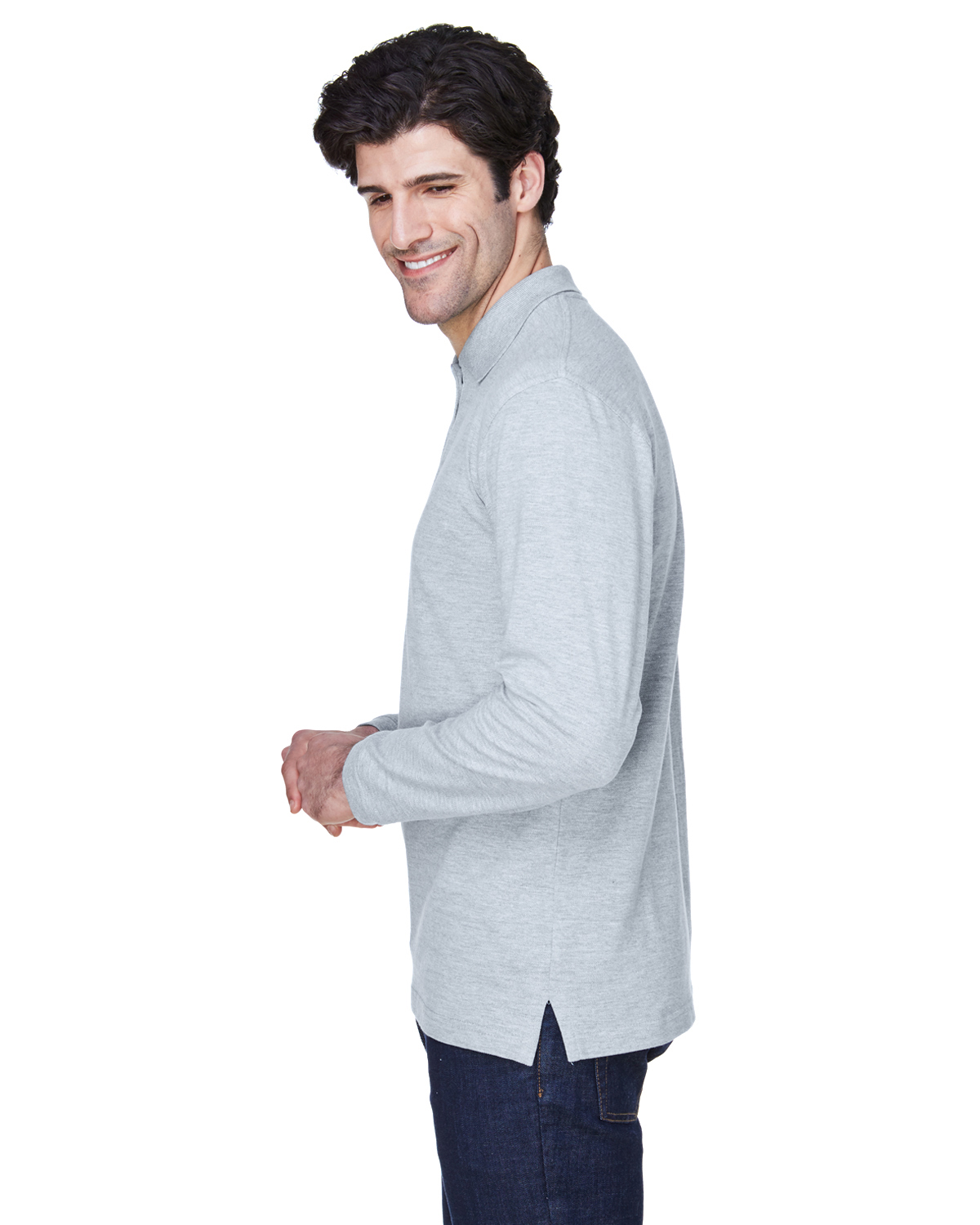 UltraClub 8532 Heather Gray