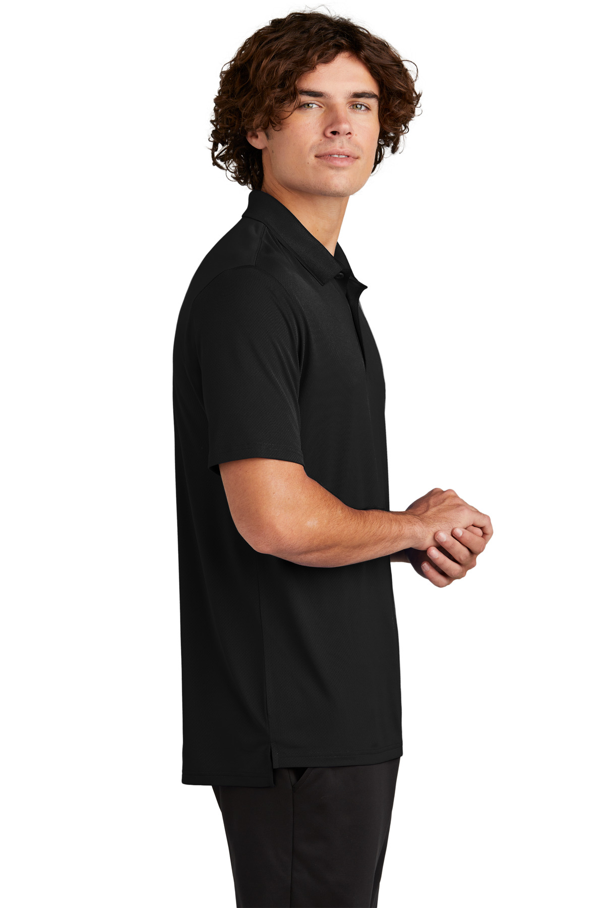 Sport Tek Sideline Polo St535 Black | Jiffy
