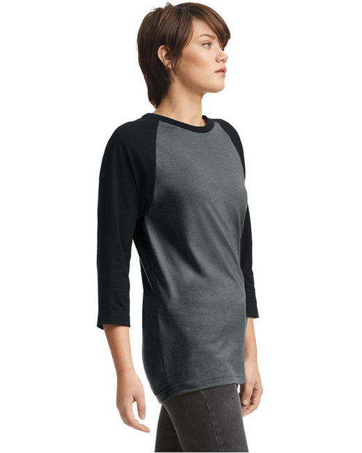 American Apparel 2003CVC Heather Charcoal/Black