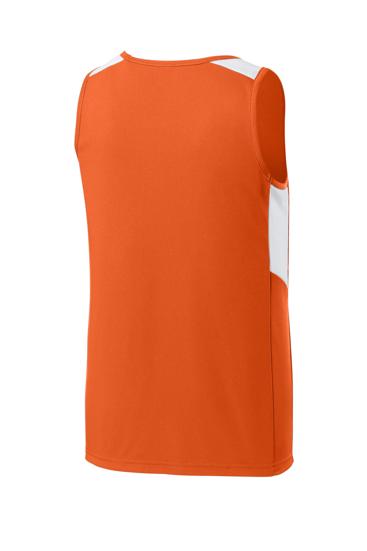 Sport-Tek YST446 Deep Orange/ White