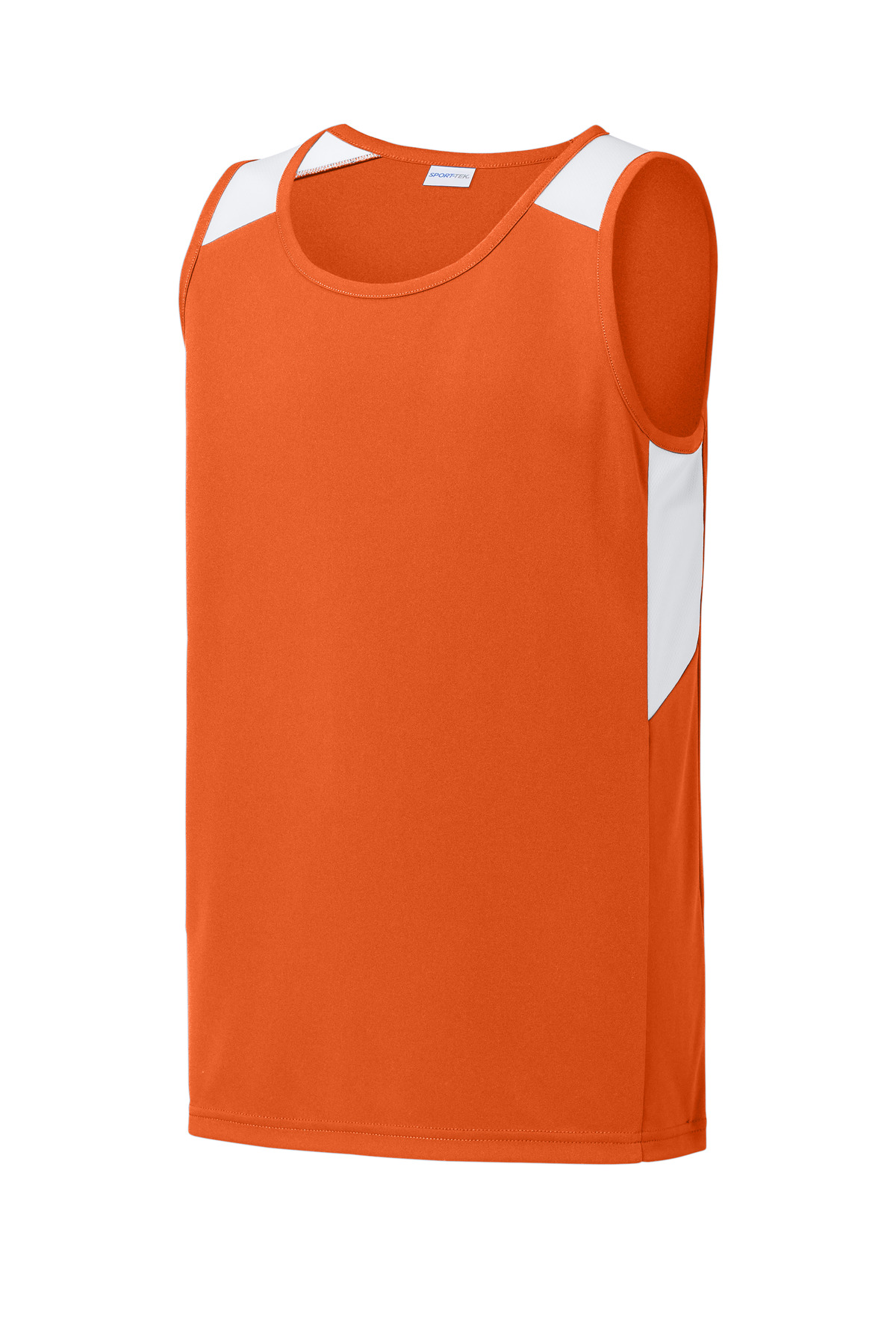 Sport-Tek YST446 Deep Orange/ White