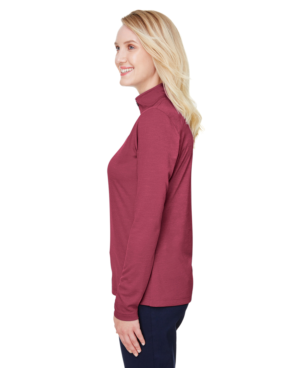 Team 365 TT31HW Sport Maroon Heather