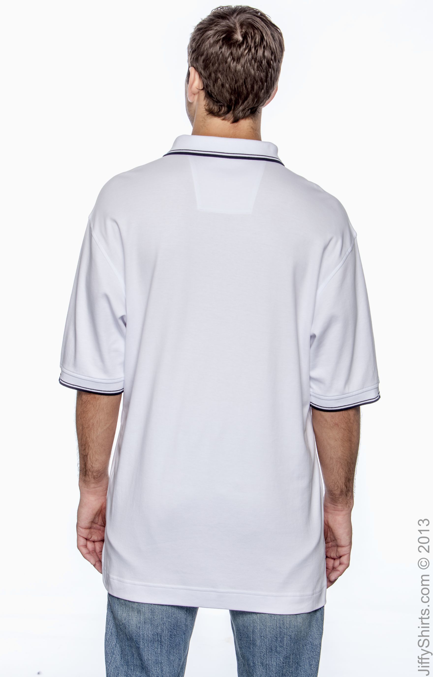 Devon & Jones D140 White / Navy