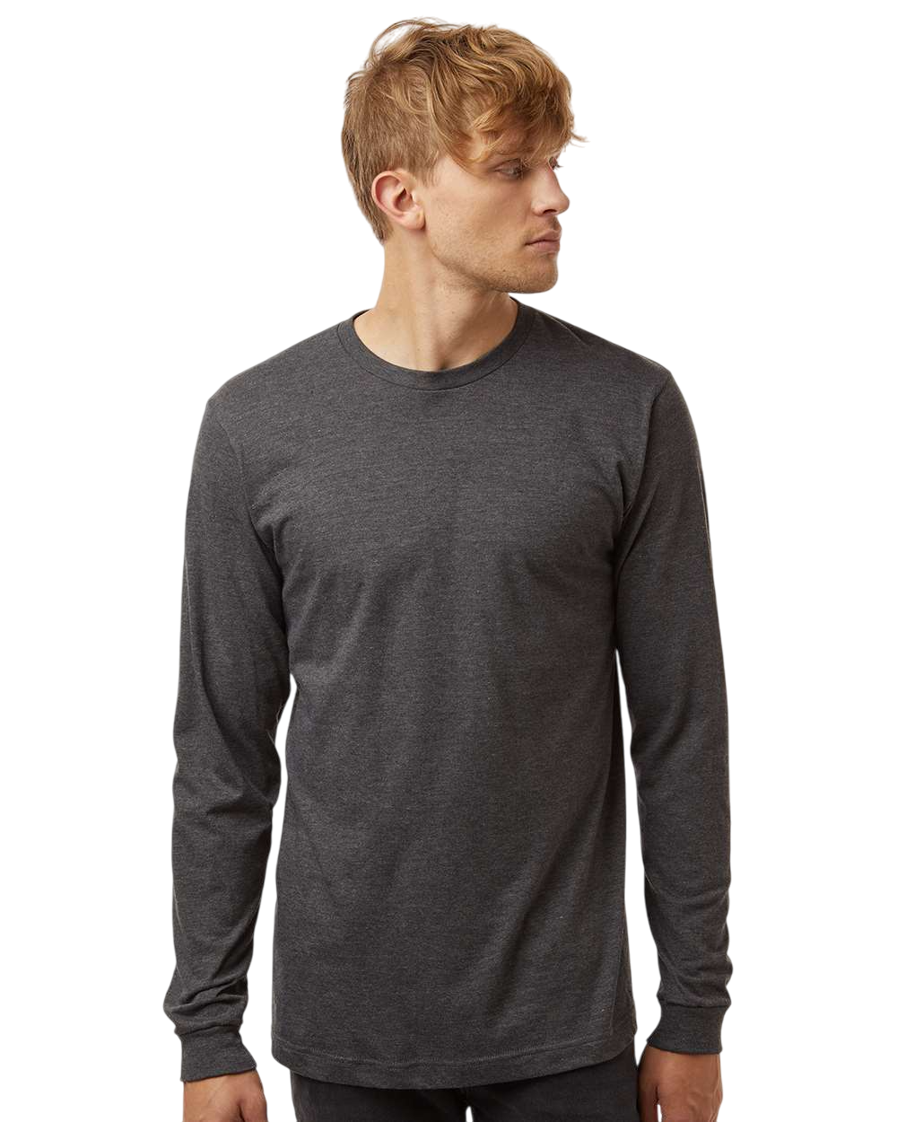 Tultex 202LS Heather Charcoal