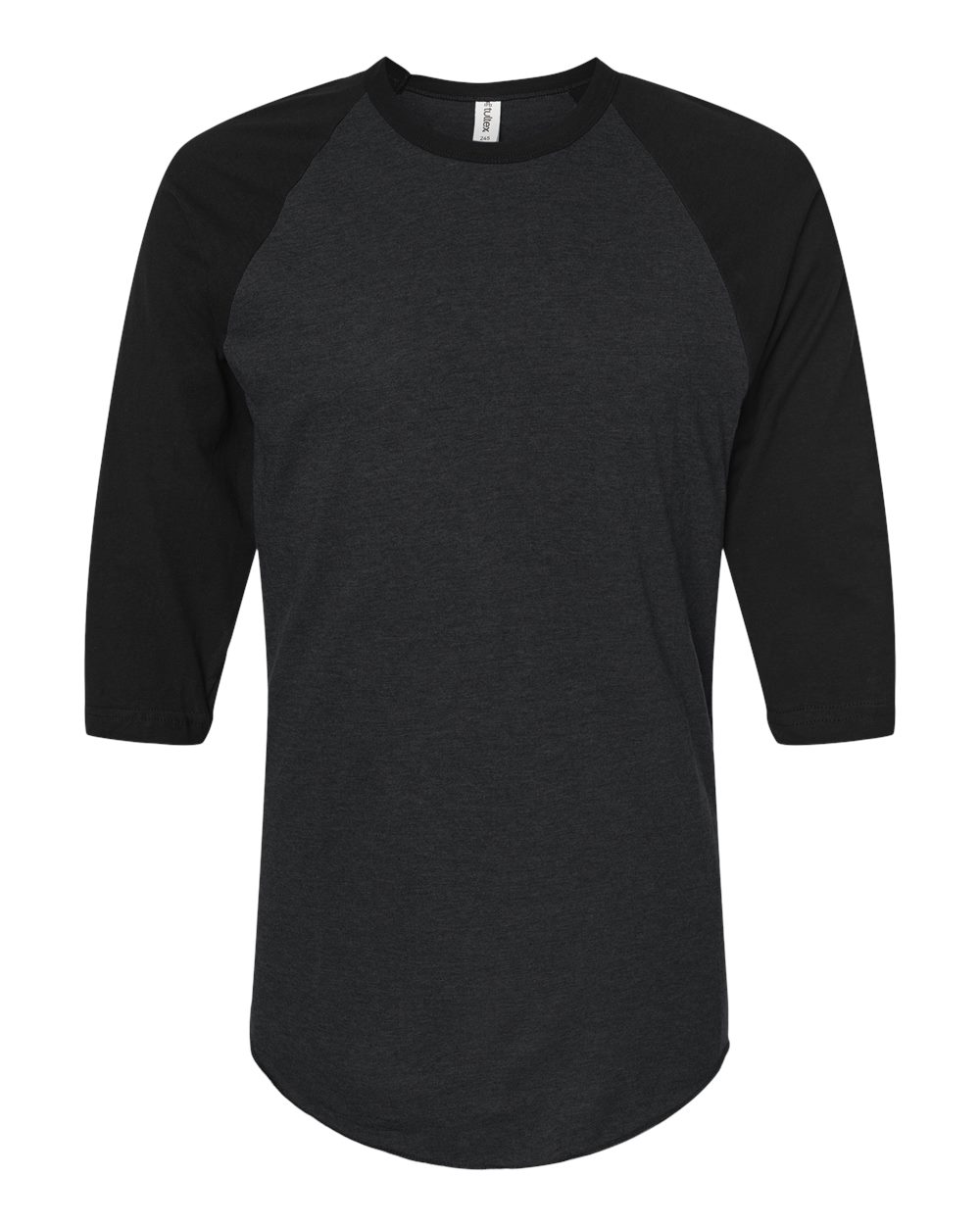 Tultex 0245TC Heather Black/ Black