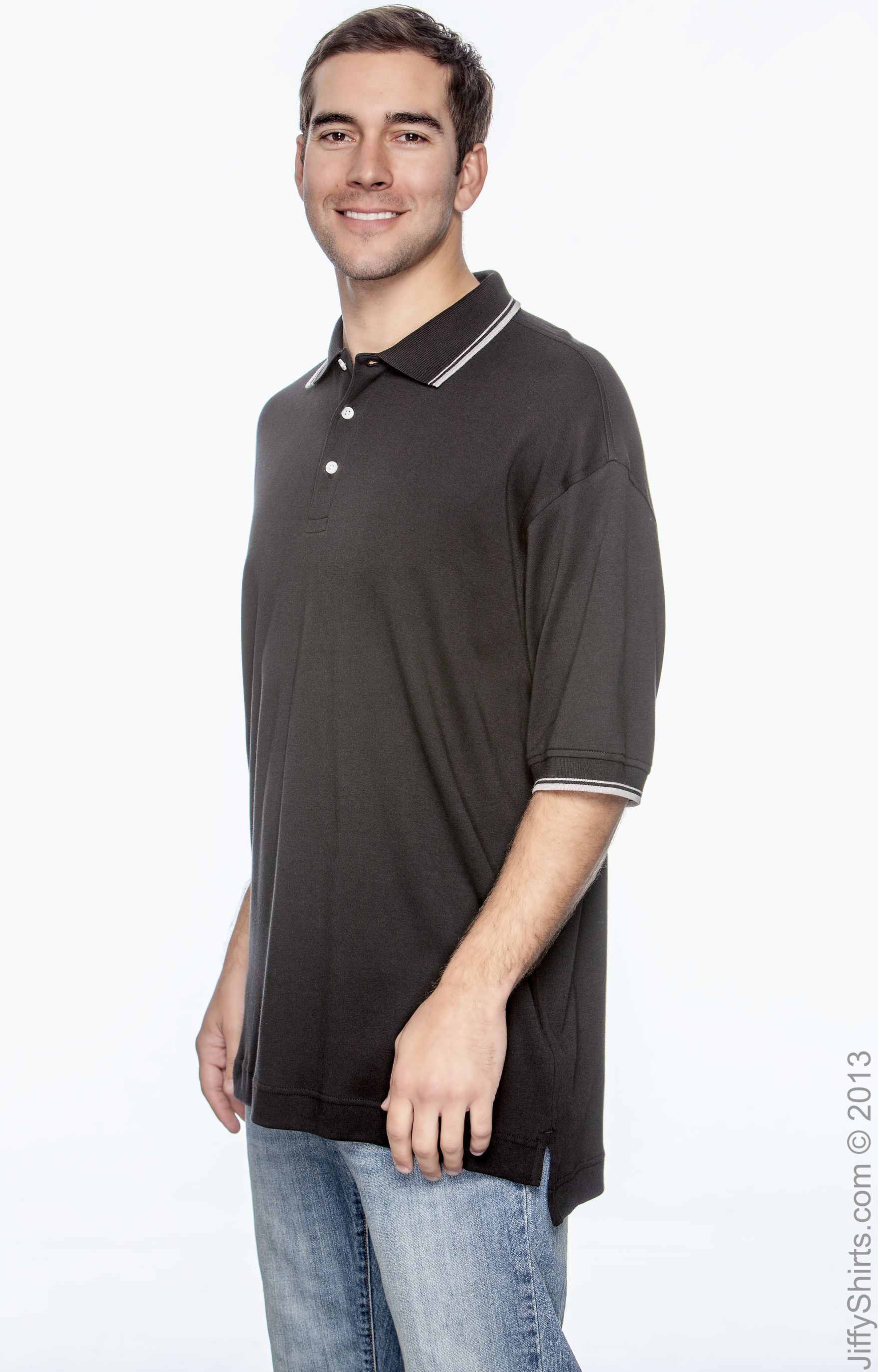 Devon & Jones D140 Black / Gray Heather