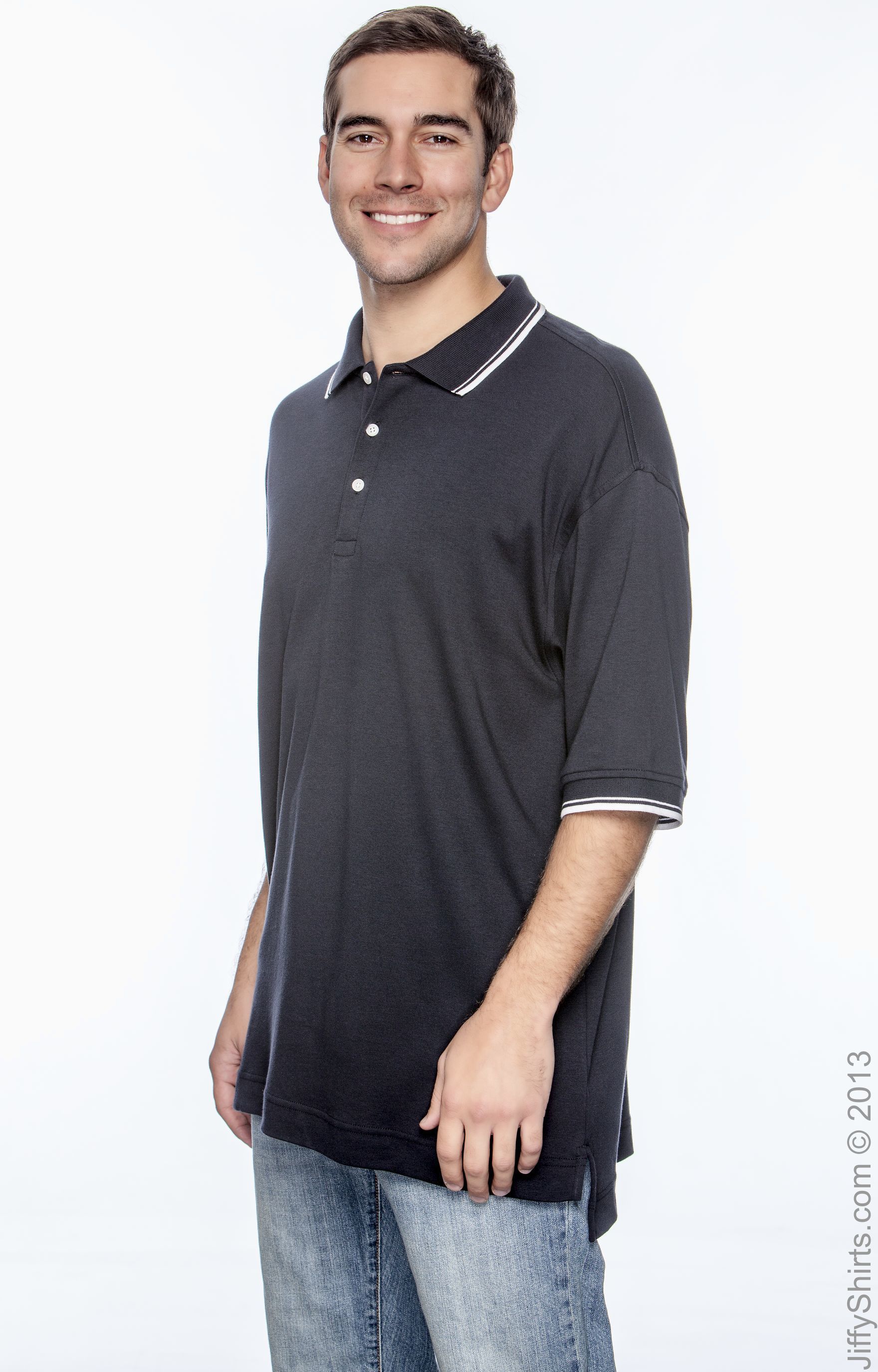 Devon & Jones D140 Navy / White