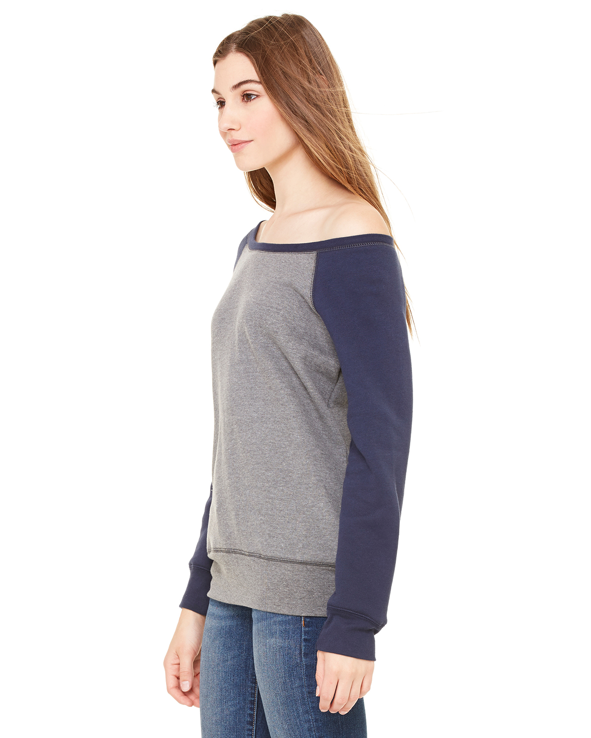 Bella + Canvas 7501 Heather Deep / Navy