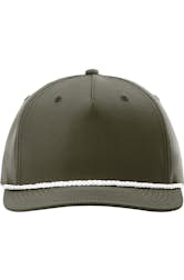 Dark Olive Green/ White