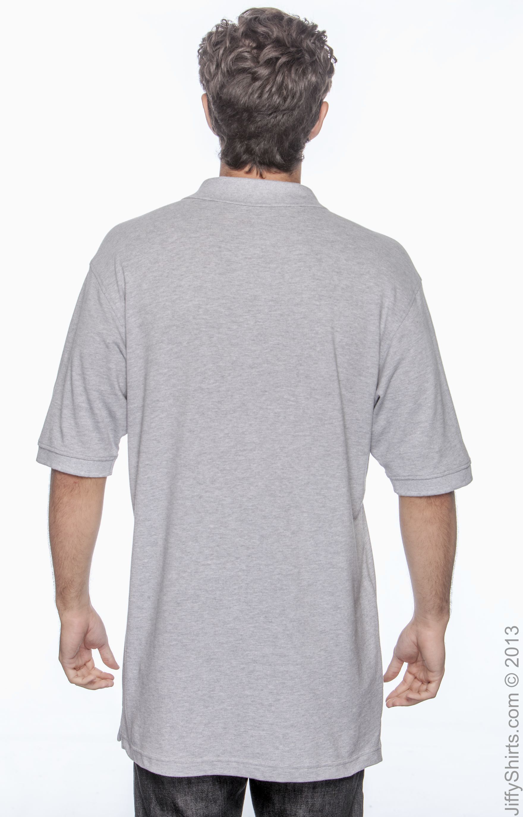 Harriton M200 Gray Heather