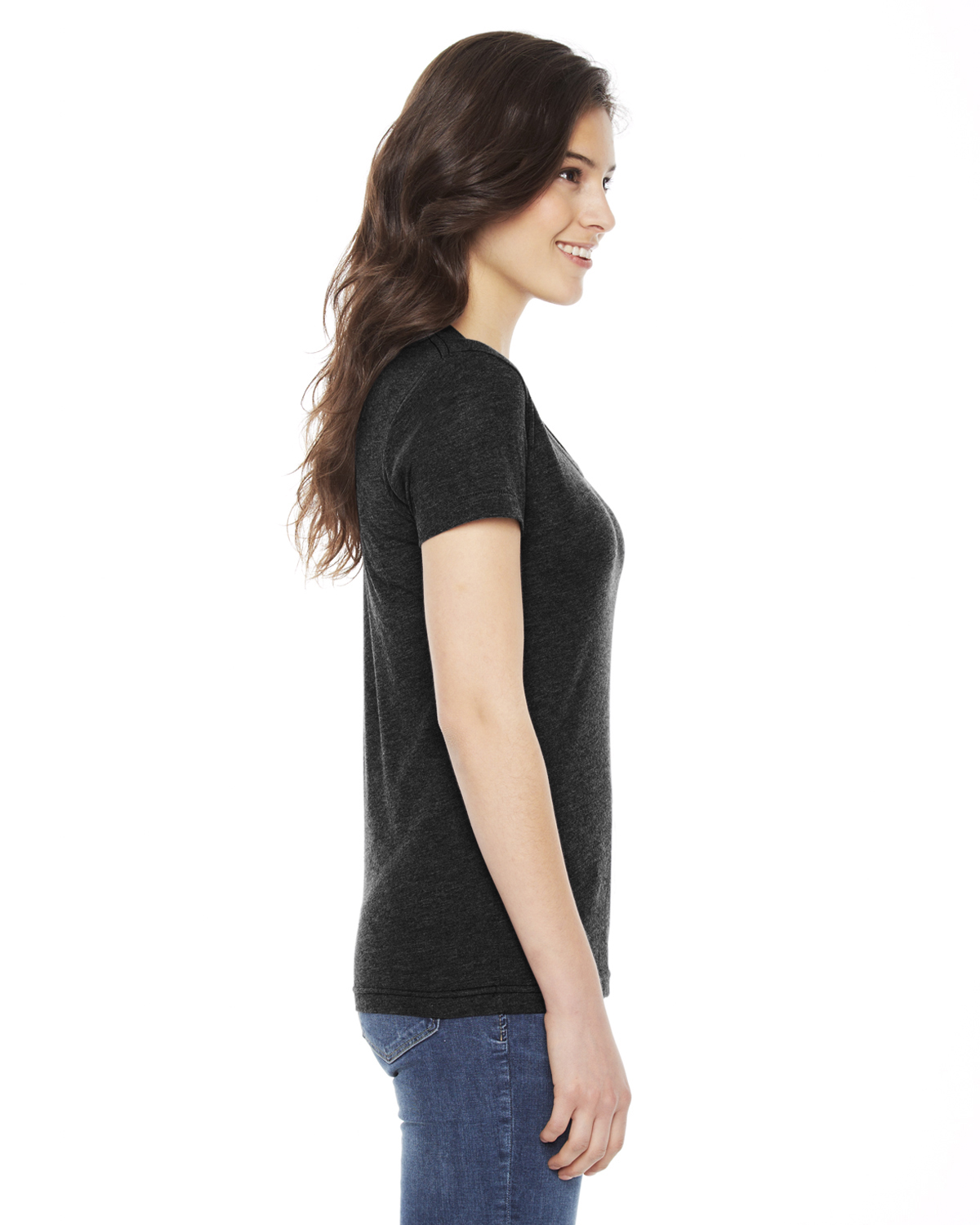 American Apparel BB301W Heather Black