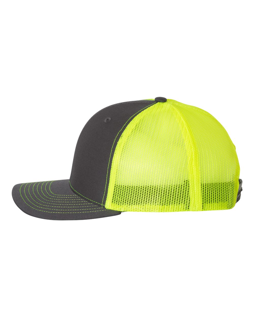 Richardson 112 Charcoal / Neon Yellow