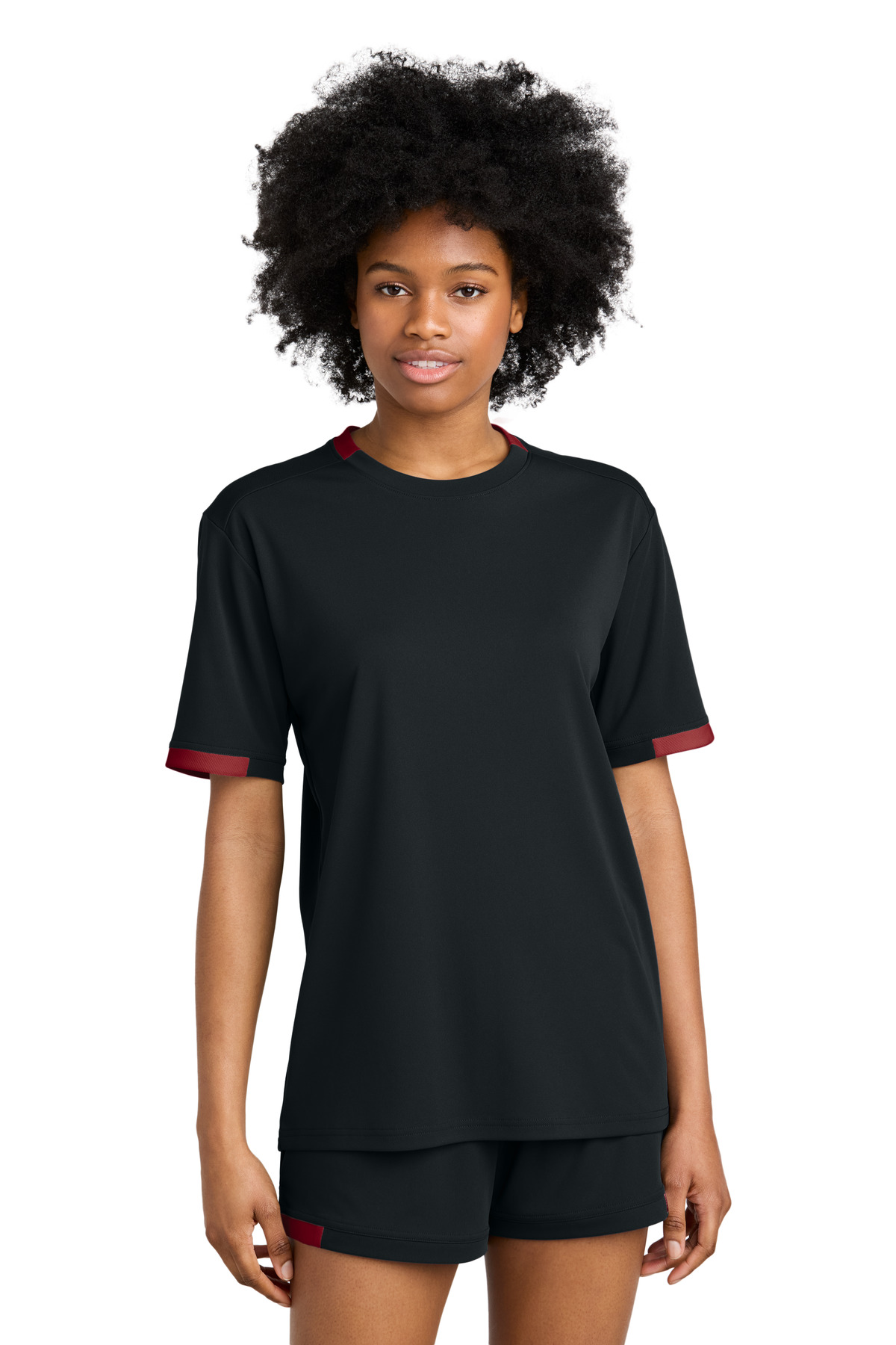 Sport-Tek ST440 Black/ Deep Red