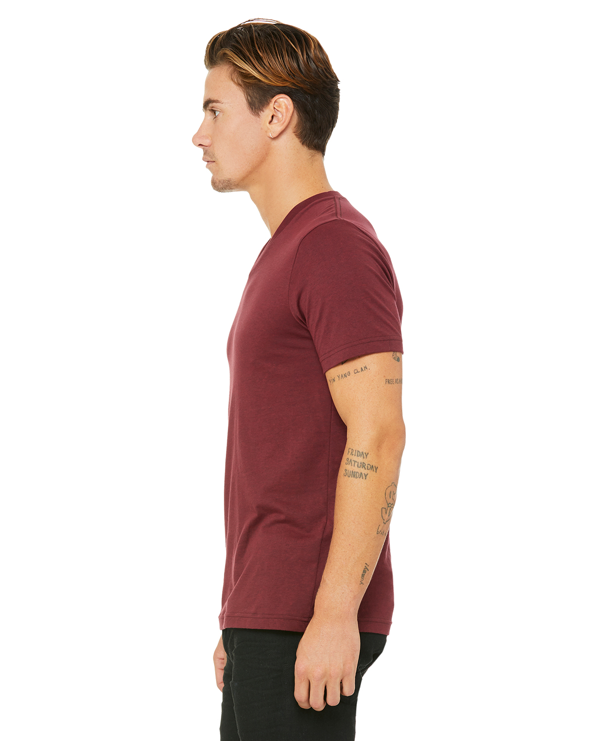 Bella + Canvas 3415C Cardinal Triblend