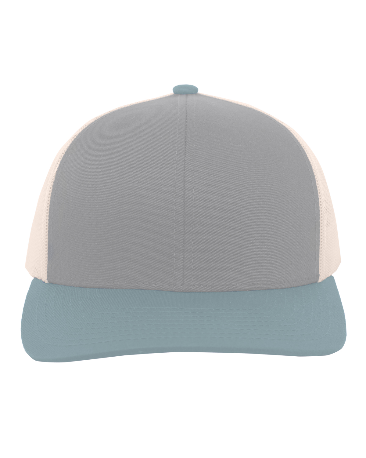 Pacific Headwear 0104PH Heather Gray / Smoke Blue / Beige