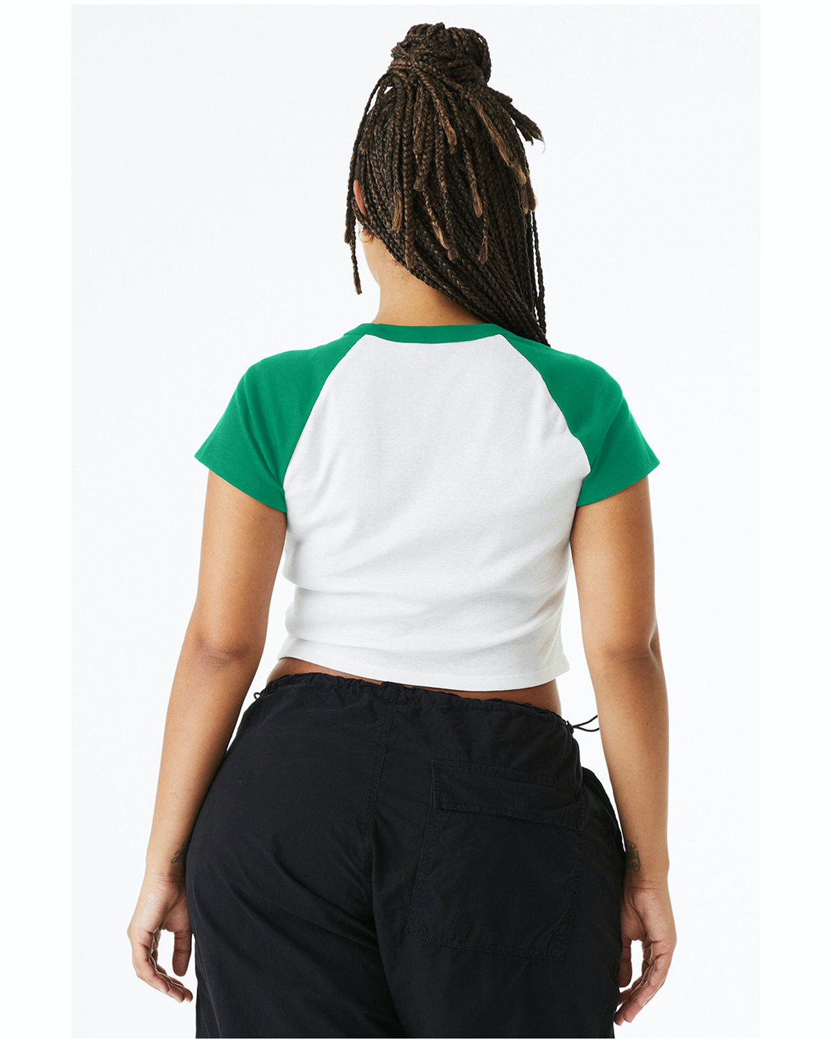 Bella + Canvas 1201BE White / Kelly