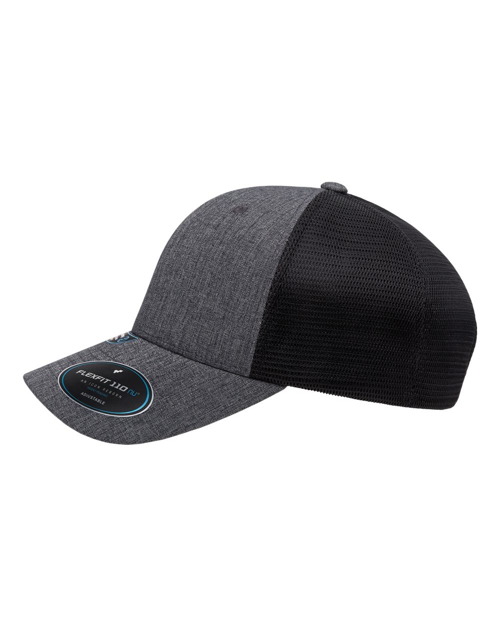 Flexfit 110MNU Melange Charcoal/ Black