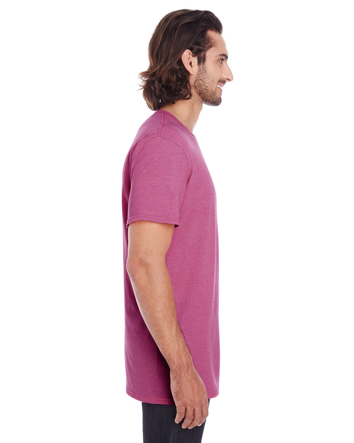 Gildan 980 Heather Raspberry