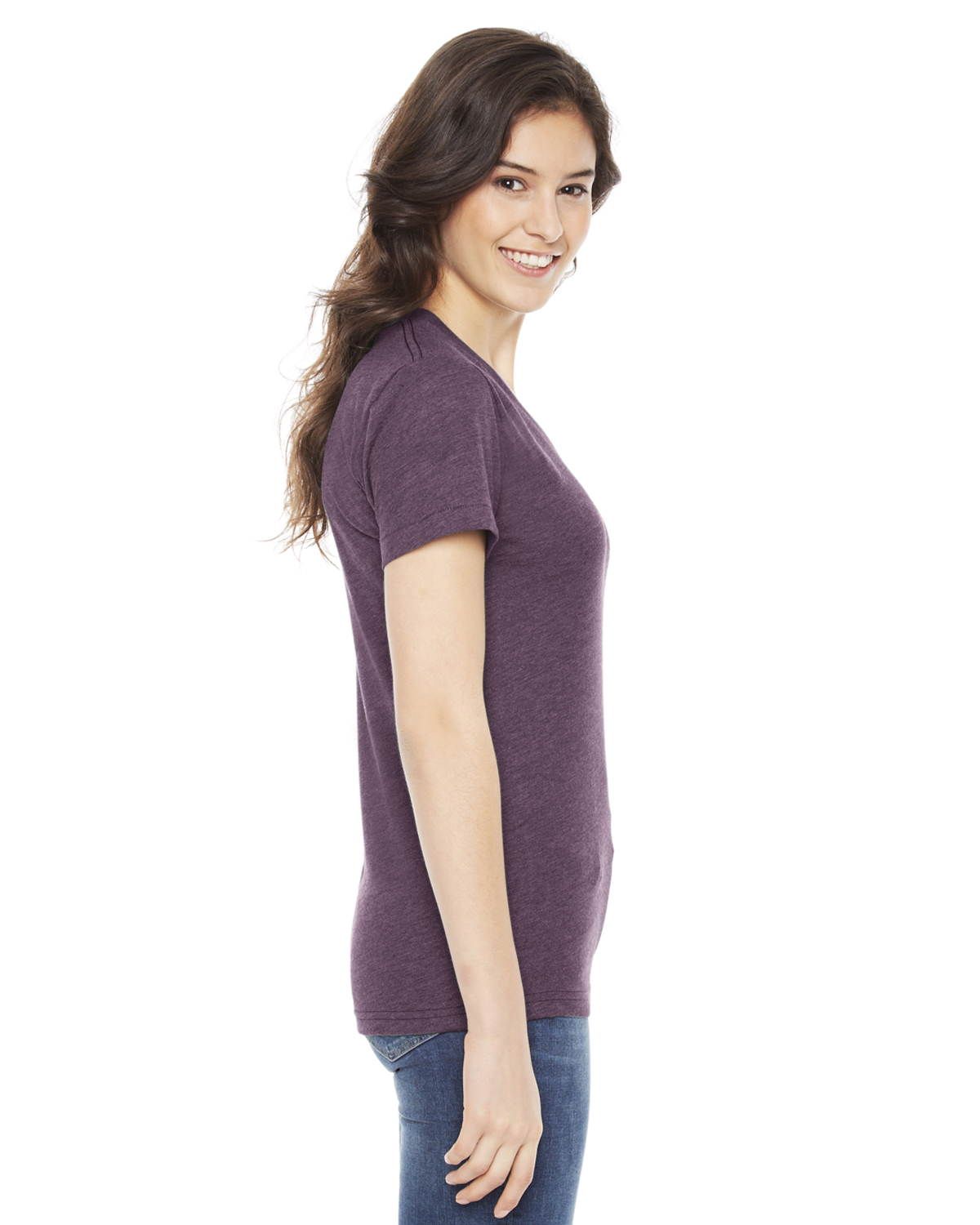 American Apparel BB301W Heather Plum