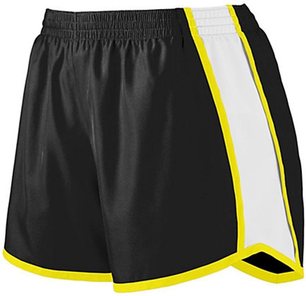 Augusta Sportswear 1265 Black / White / Power Yellow