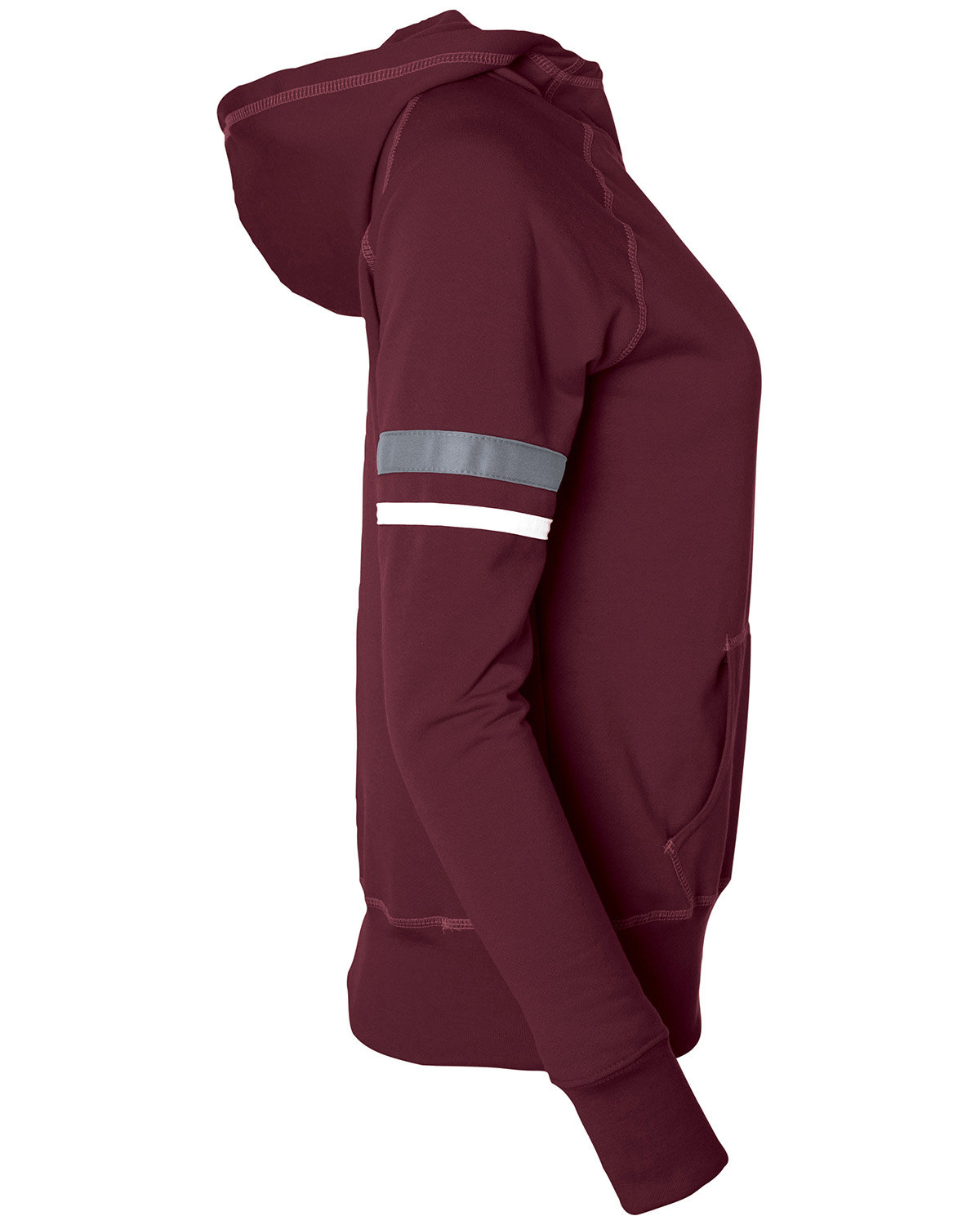 Augusta Sportswear 5440 Maroon / White / Graphite