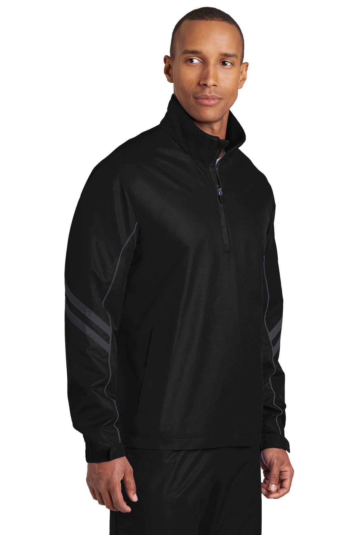 Sport-Tek JST84 Black / Graphite Gray