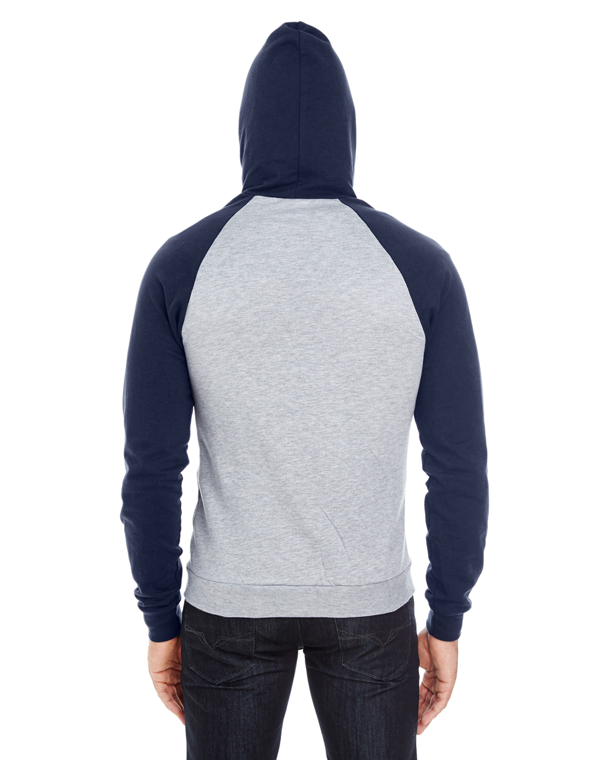 American Apparel 5497W Heather Gray / Navy