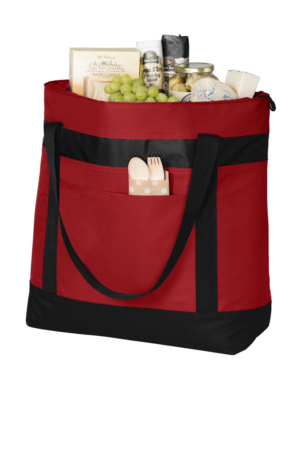 Port Authority BG527 Chili Red / Black