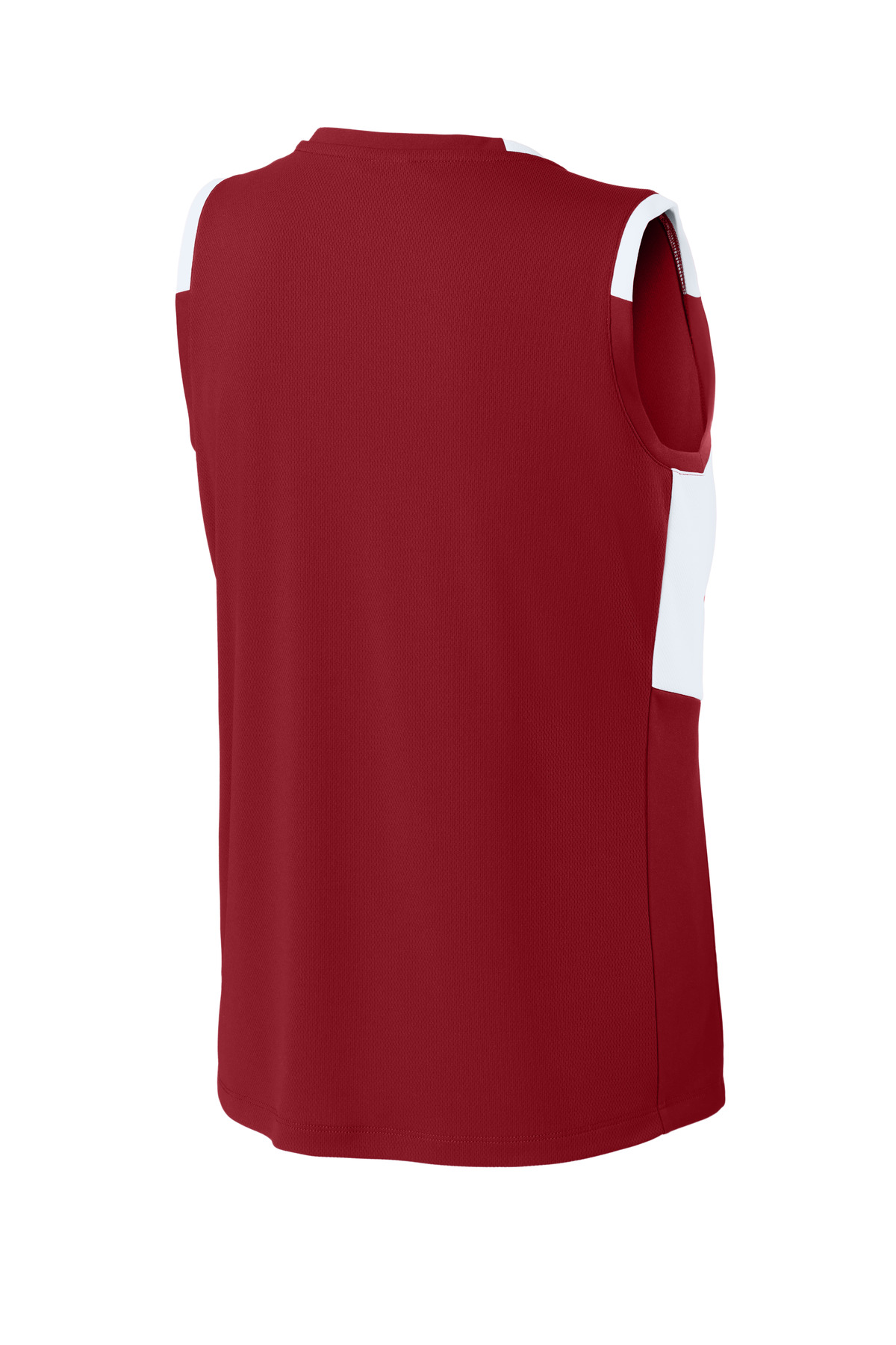 Sport-Tek LST441 Deep Red/White