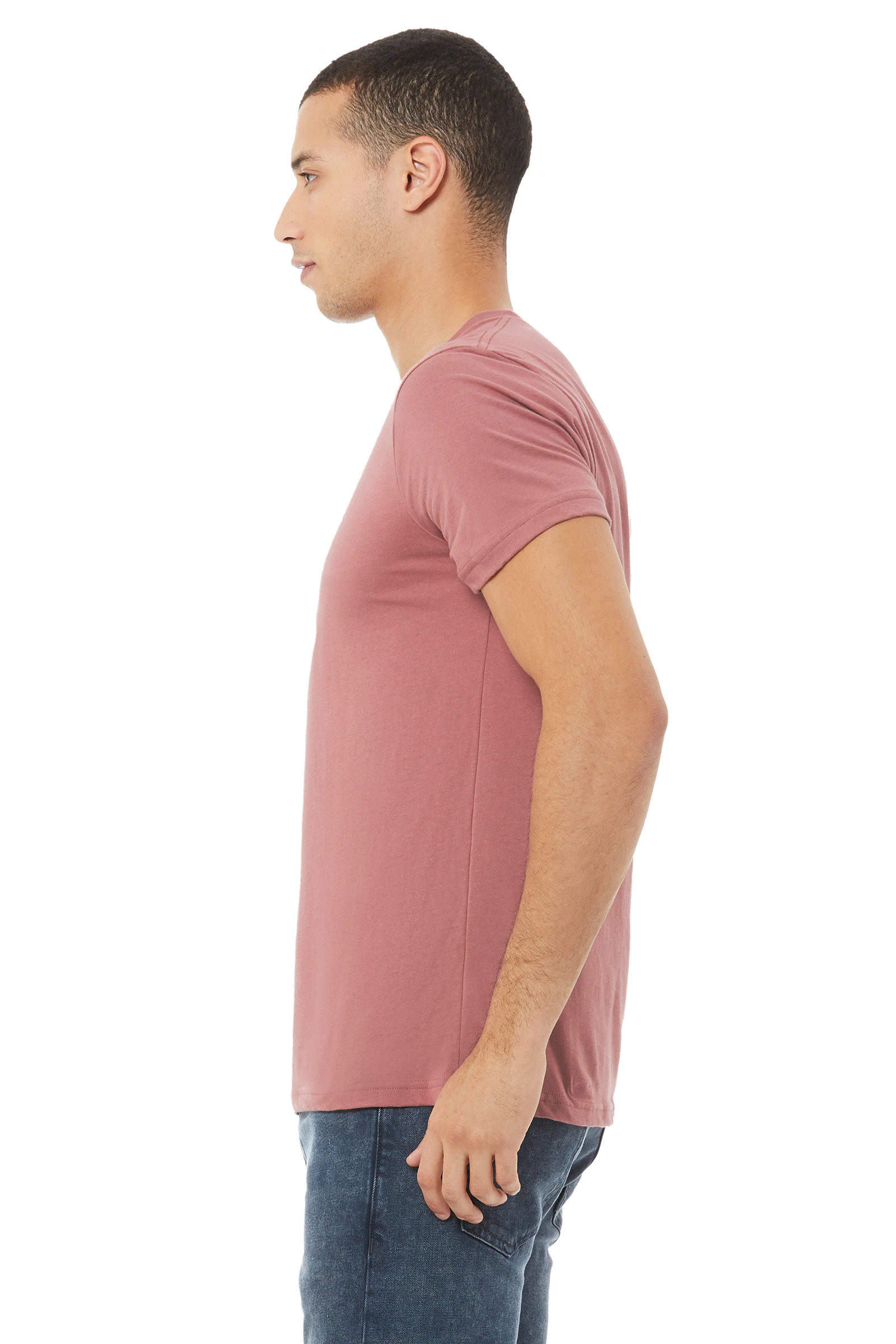 Custom T-Shirts Mauve - Bella + Canvas 3001C | Jiffy Custom Print