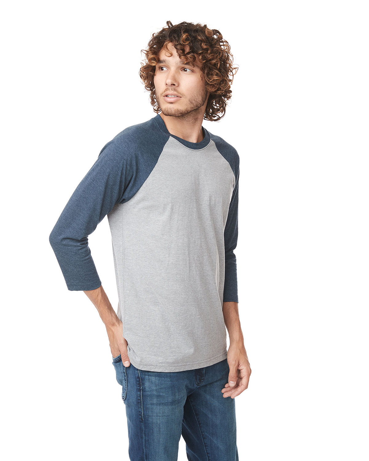 Next Level 6251 Midnight Navy / Dark Heather Gray