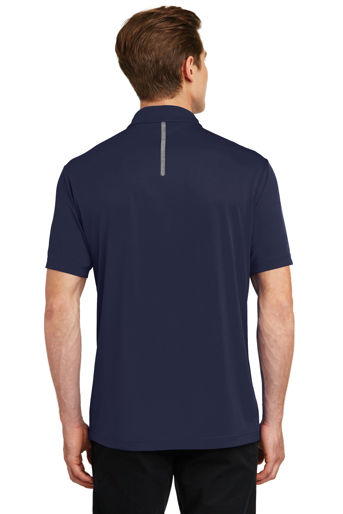 Sport-Tek ST620 True Navy / Heather Gray