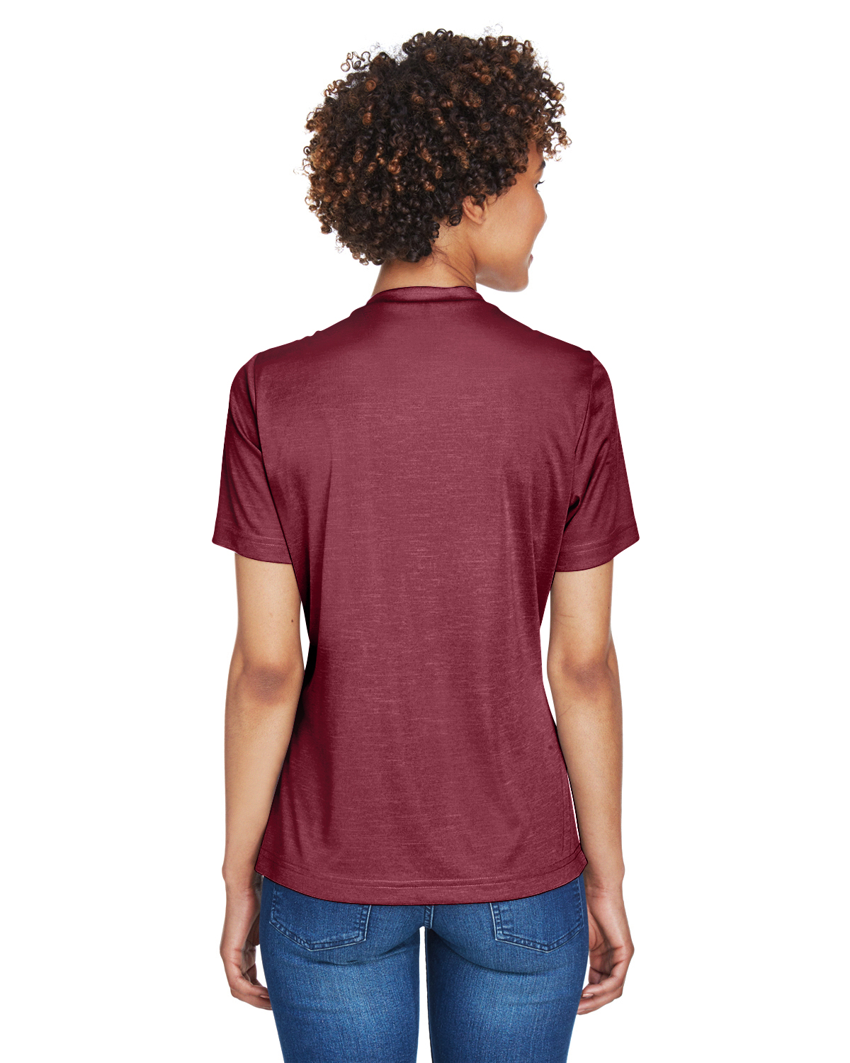 Team 365 TT11HW Sport Maroon Heather