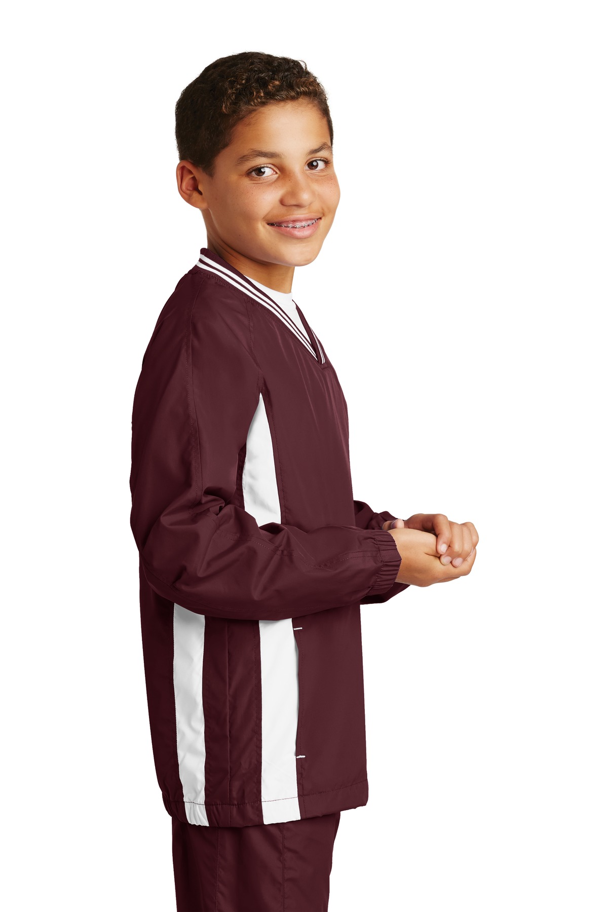 Sport-Tek YST62 Maroon / White