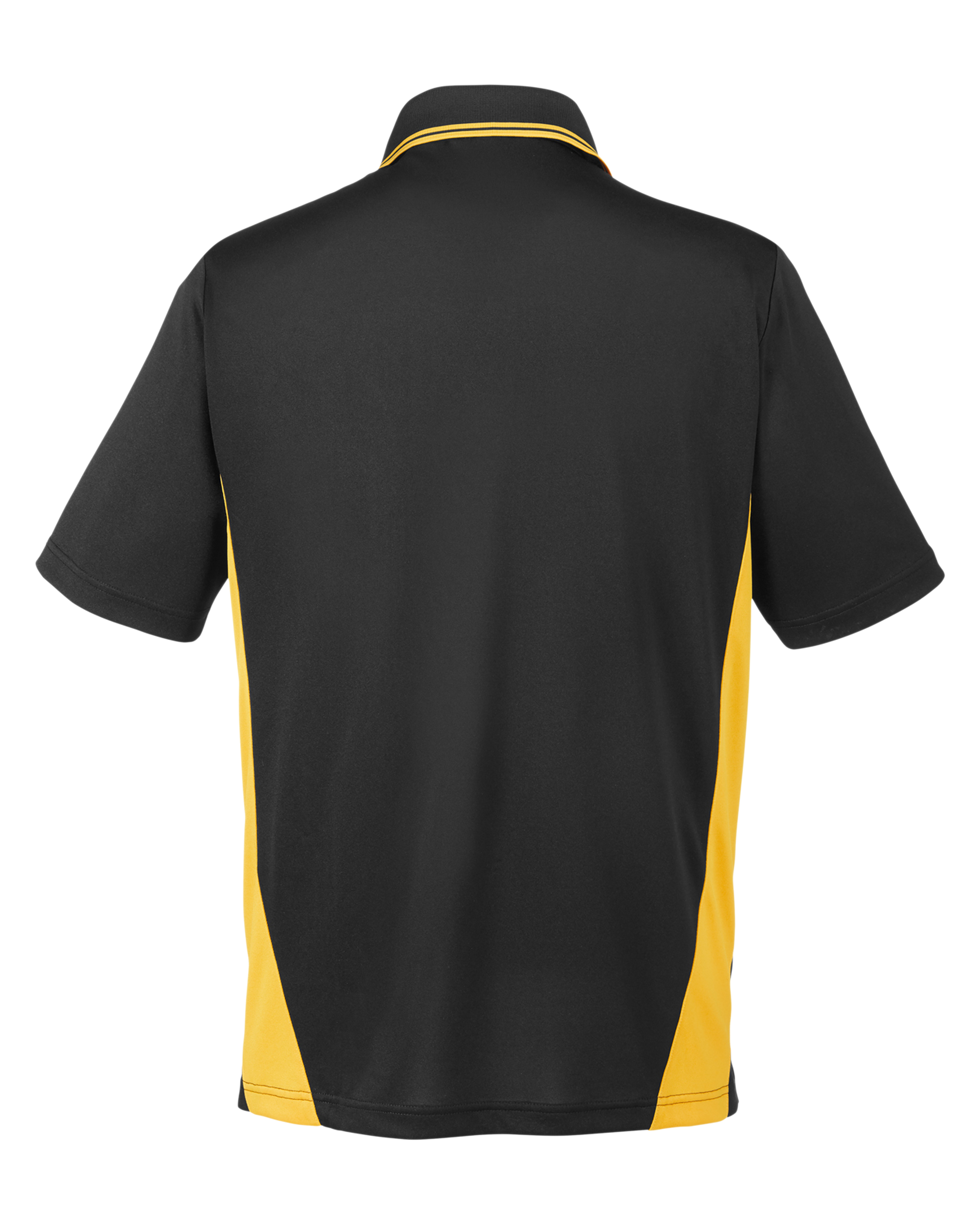 Harriton M386T Black / Snry Yllw