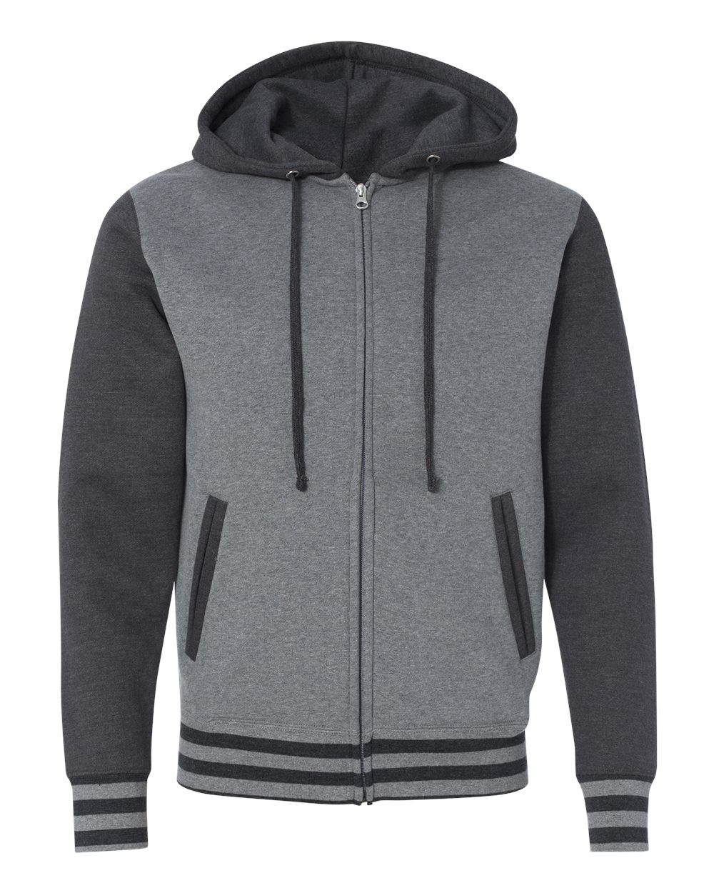 Independent Trading IND45UVZ Gunmetal Heather / Charcoal Heather