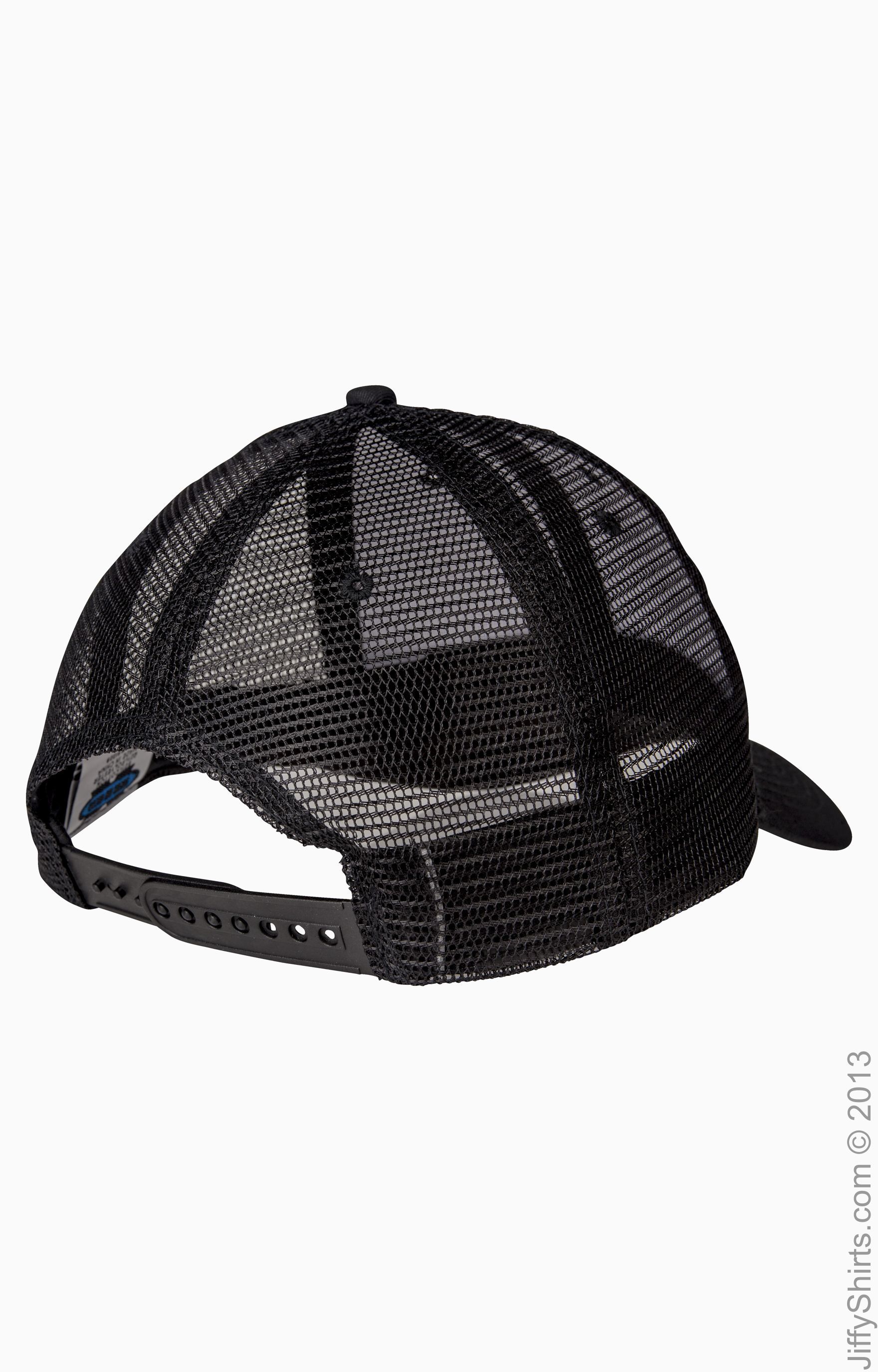 Big Accessories 6 Panel Structured Trucker Cap Bx019 Black | Jiffy