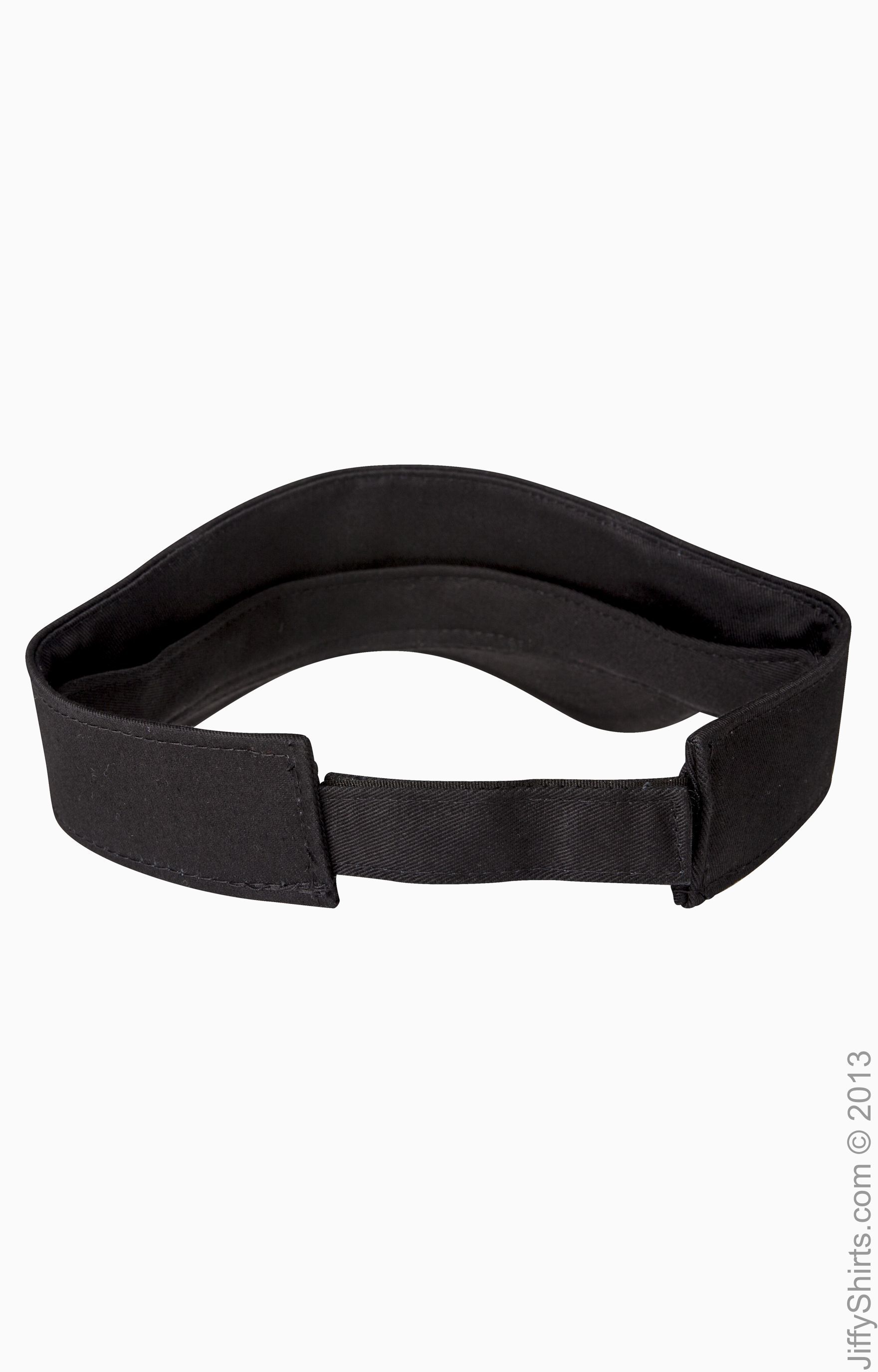 Big Accessories Cotton Twill Visor Bx006 Black | Jiffy