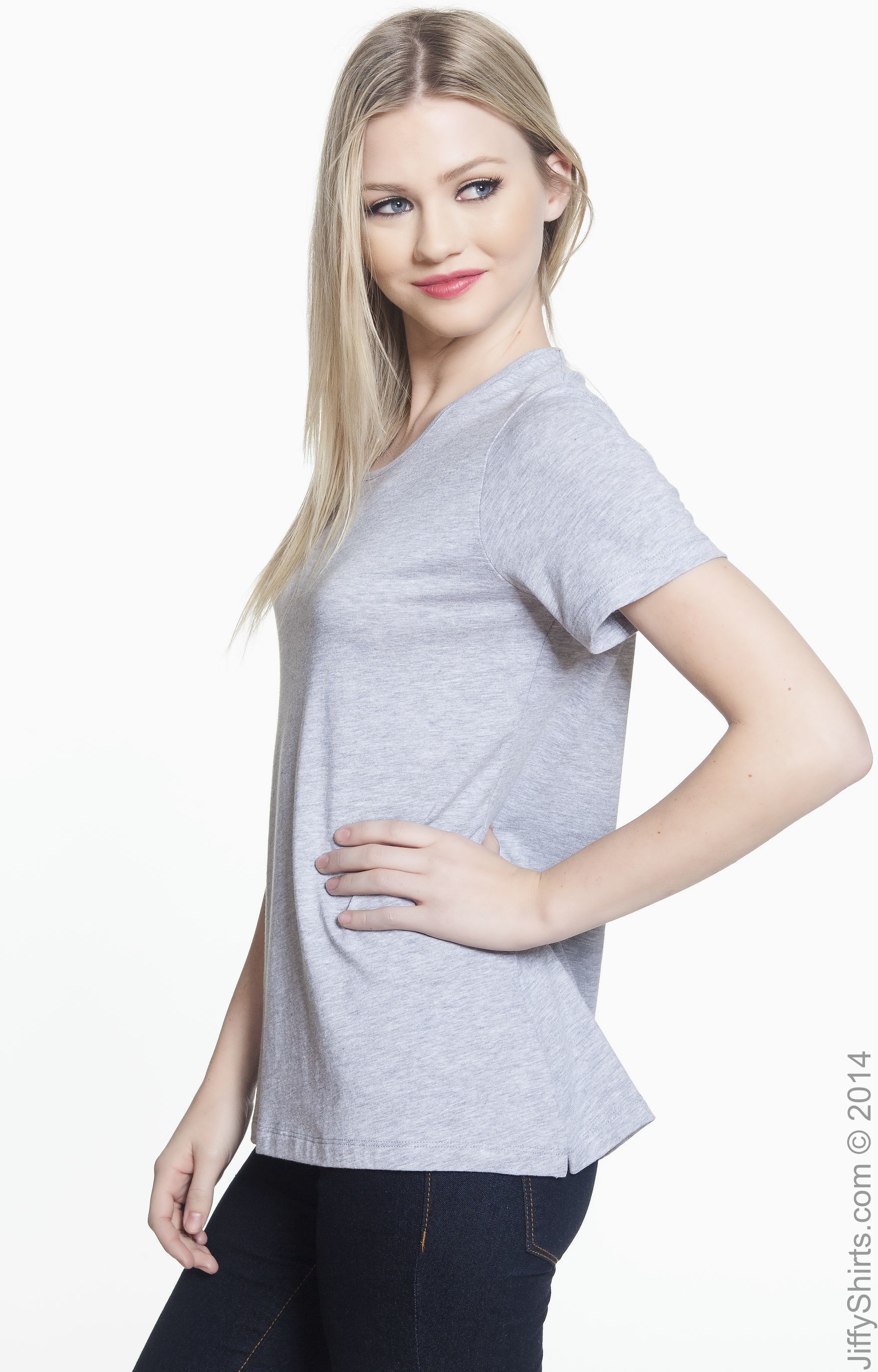 Devon & Jones DP182W Heather Gray