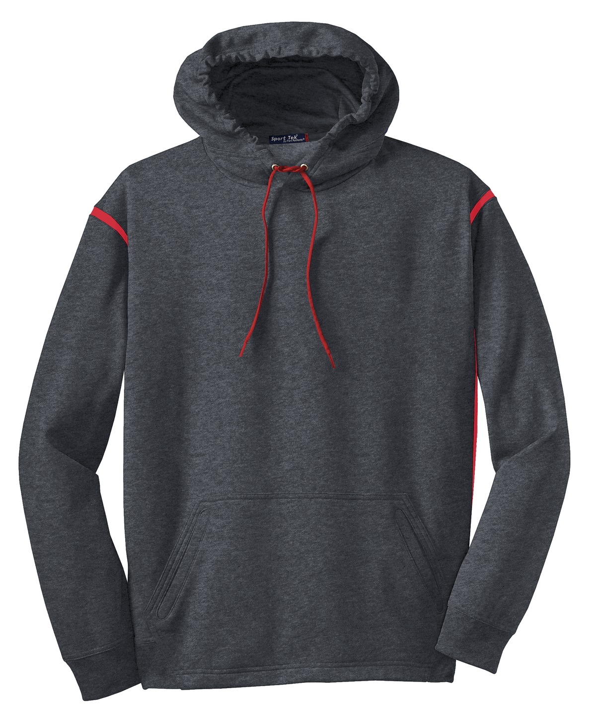 Sport-Tek F246 Graphite Heather / True Red